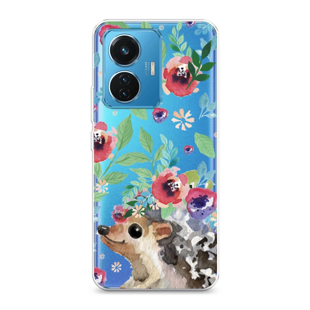

Чехол Awog на Vivo T1 44W "Ежик в цветах акварель", 267150-2