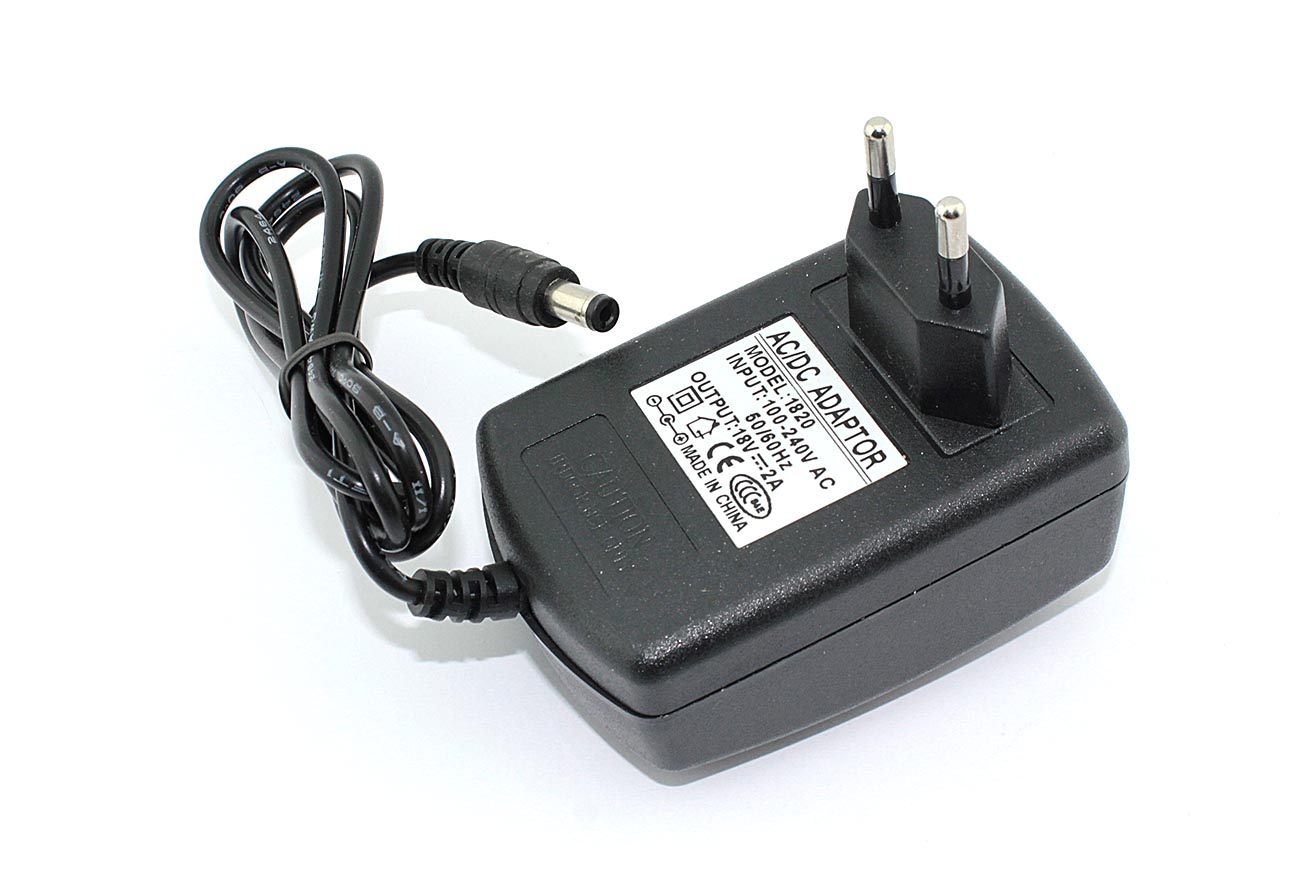 

Сетевой адаптер 18V 2A 5.5x2.1