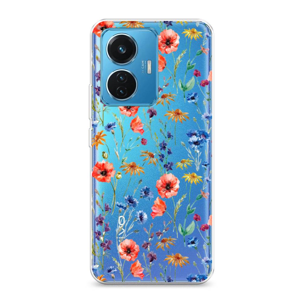 

Чехол Awog "Маки и васильки фон" для Vivo T1 44W, 267150-8