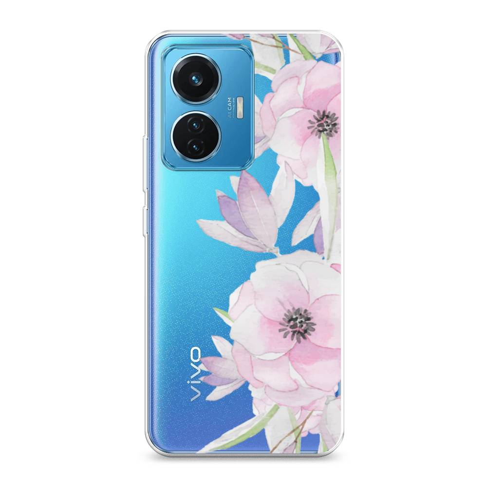 

Чехол Awog на Vivo T1 44W "Нежные анемоны", 267150-8