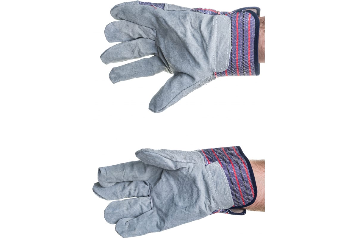 ZOLDER Перчатки спилковые комбинированные, размер 10,5 / DH004 спилковые комбинированные перчатки zolder