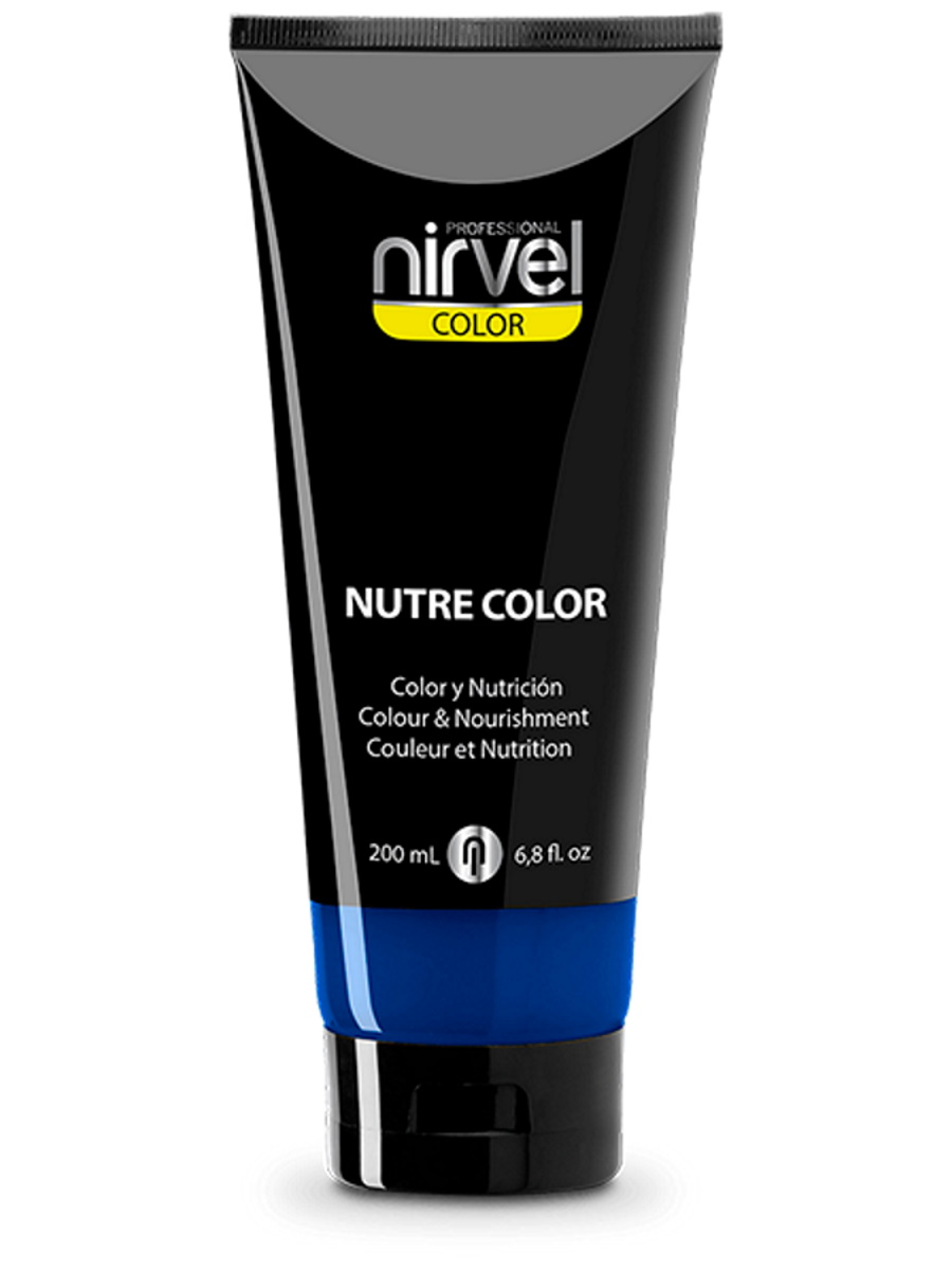 фото Гель-маска nutre color для тонирования волос nirvel professional ультрамарин 200 мл