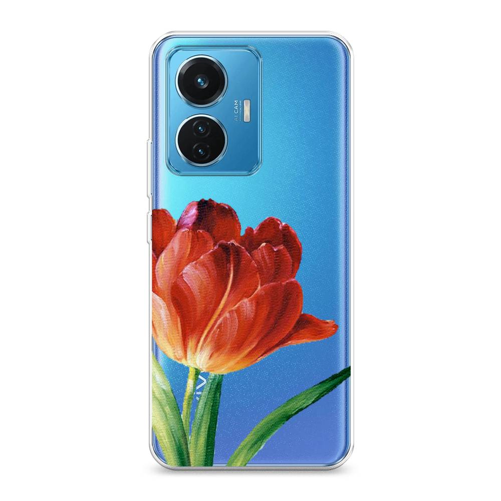

Чехол Awog на Vivo T1 44W "Красный тюльпан", 267150-8