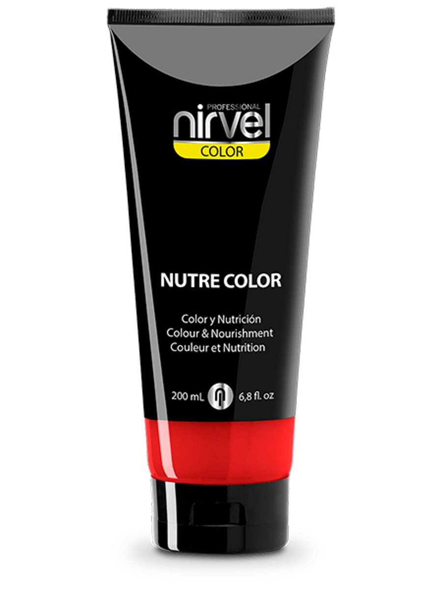 фото Гель-маска nutre color для тонирования волос nirvel professional кармин 200 мл