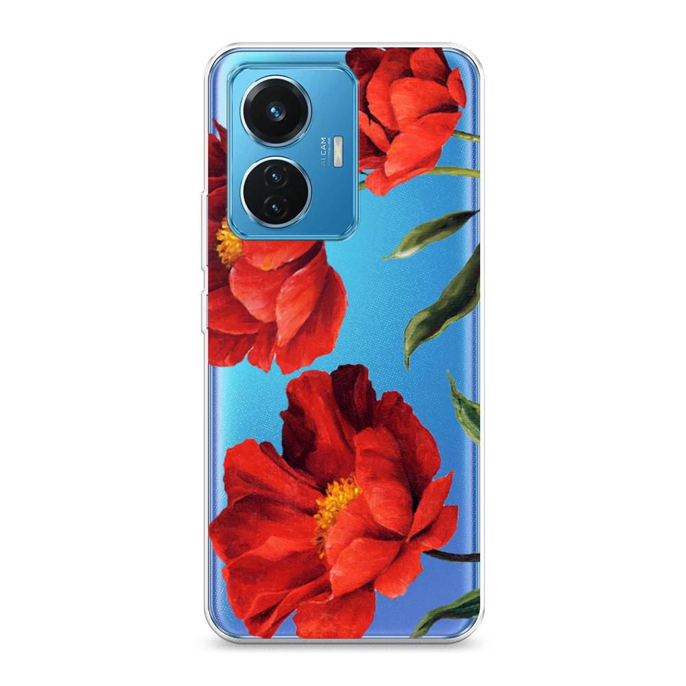 

Чехол Awog на Vivo T1 44W "Красные маки", 267150-8