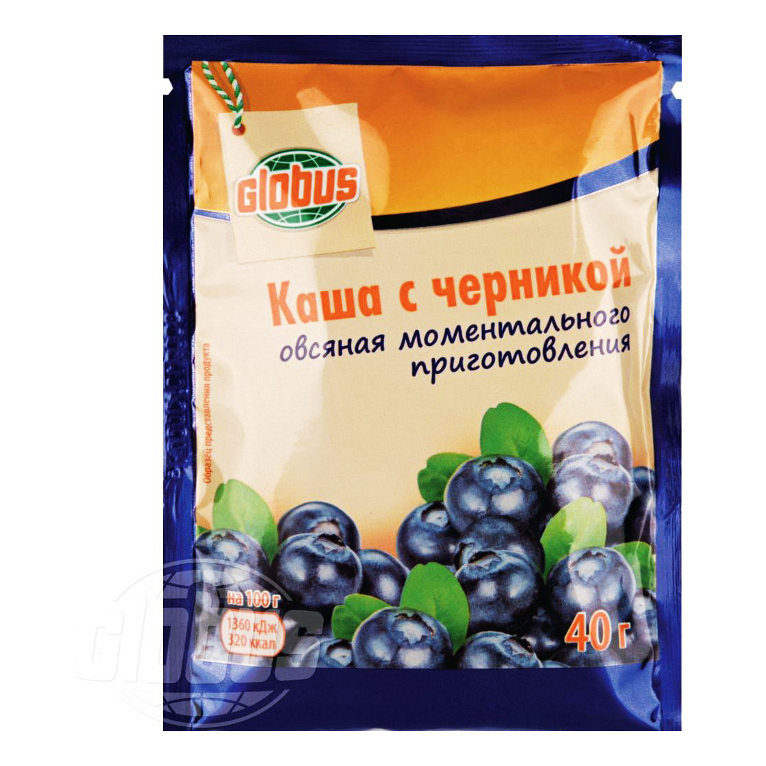 

Каша Globus овсяная с черникой 40 г