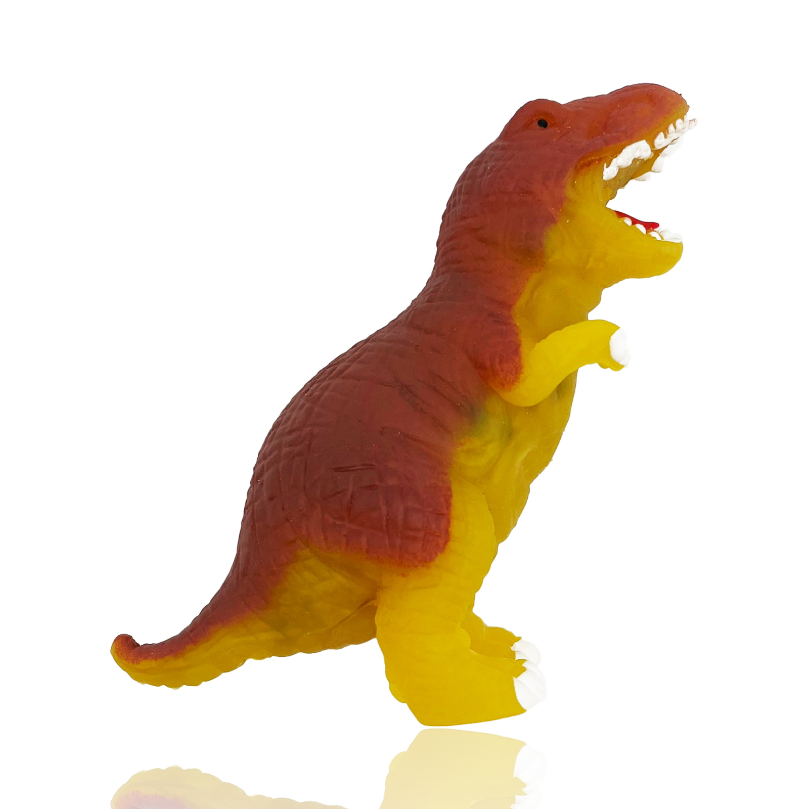 фото Игрушка-антистресс market toys lab динозавр jurassic world dino-strech-orange-yellow