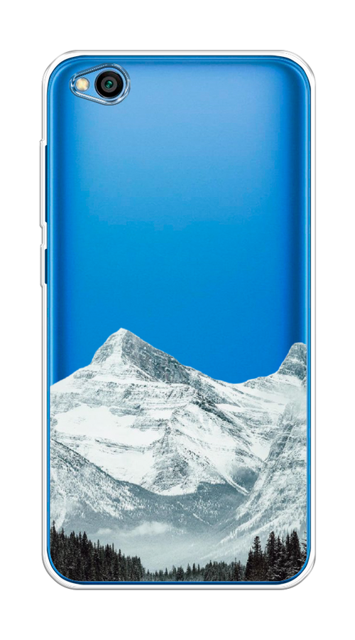 

Чехол на Xiaomi Redmi Go "Горы арт 1", Белый;зеленый, 35150-2