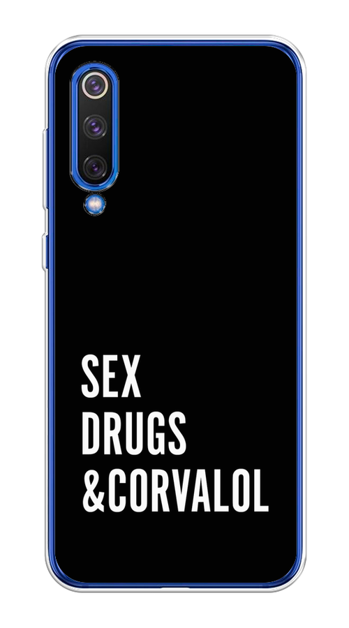 

Чехол на Xiaomi Mi9 SE "Corvalol", Черный;серый;белый, 35250-6