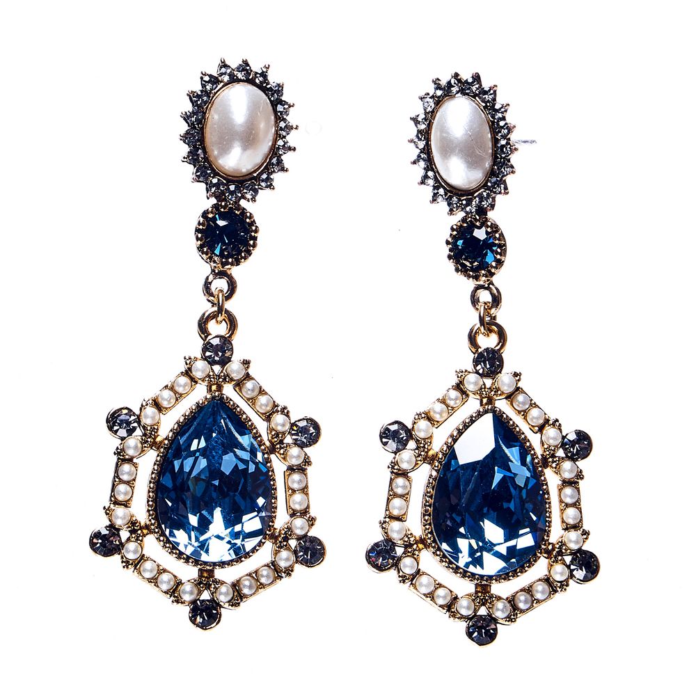 

Серьги из бижутерного сплава с swarovski Moon Paris MV-1811-012, MV-1811-012