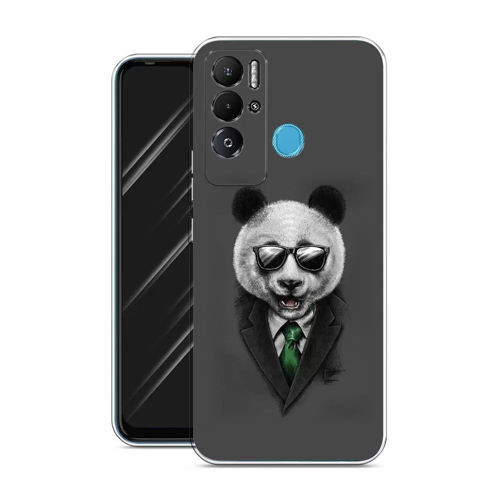 

Чехол Awog на Tecno Pova Neo "Деловая панда", Разноцветный, 302150-10