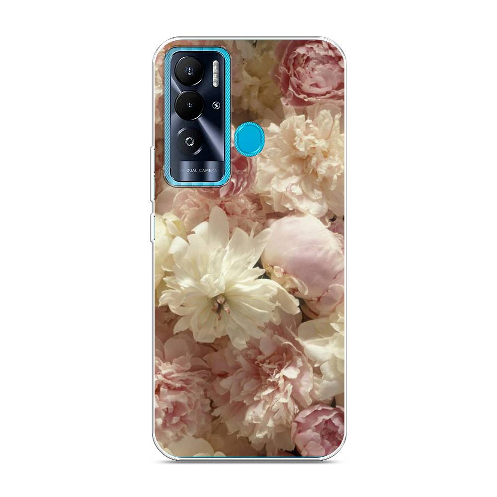 

Чехол Awog на Tecno Pova Neo "Пионы светлые", 302150-8