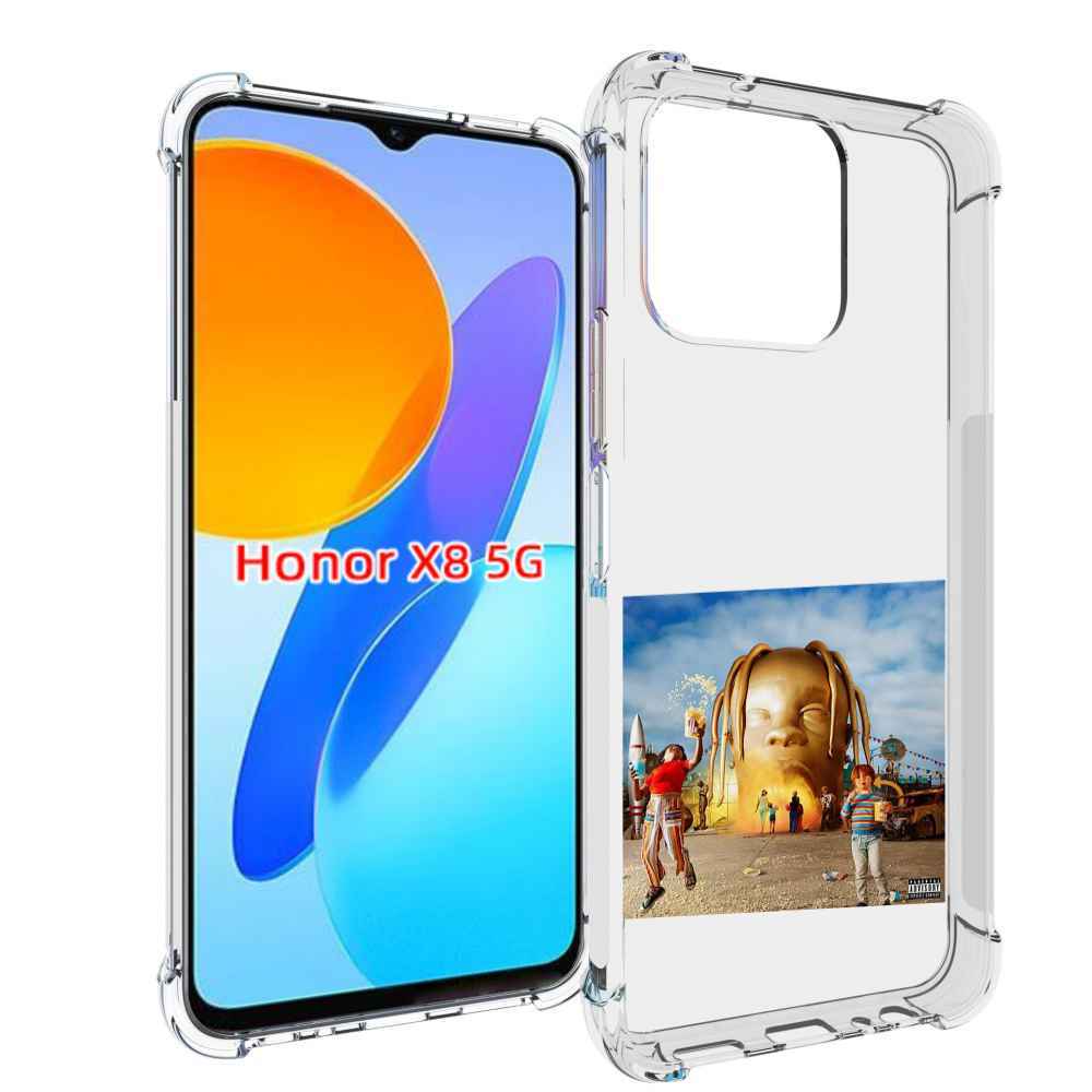 

Чехол MyPads Travis Scott - Astroworld для Honor X8 5G, Прозрачный, Tocco