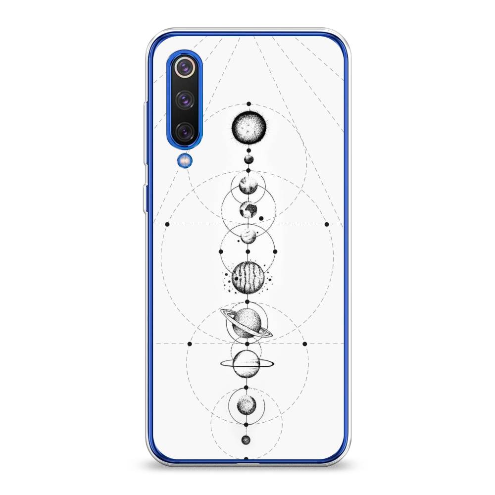 фото Чехол на xiaomi mi9 se "парад планет" case place