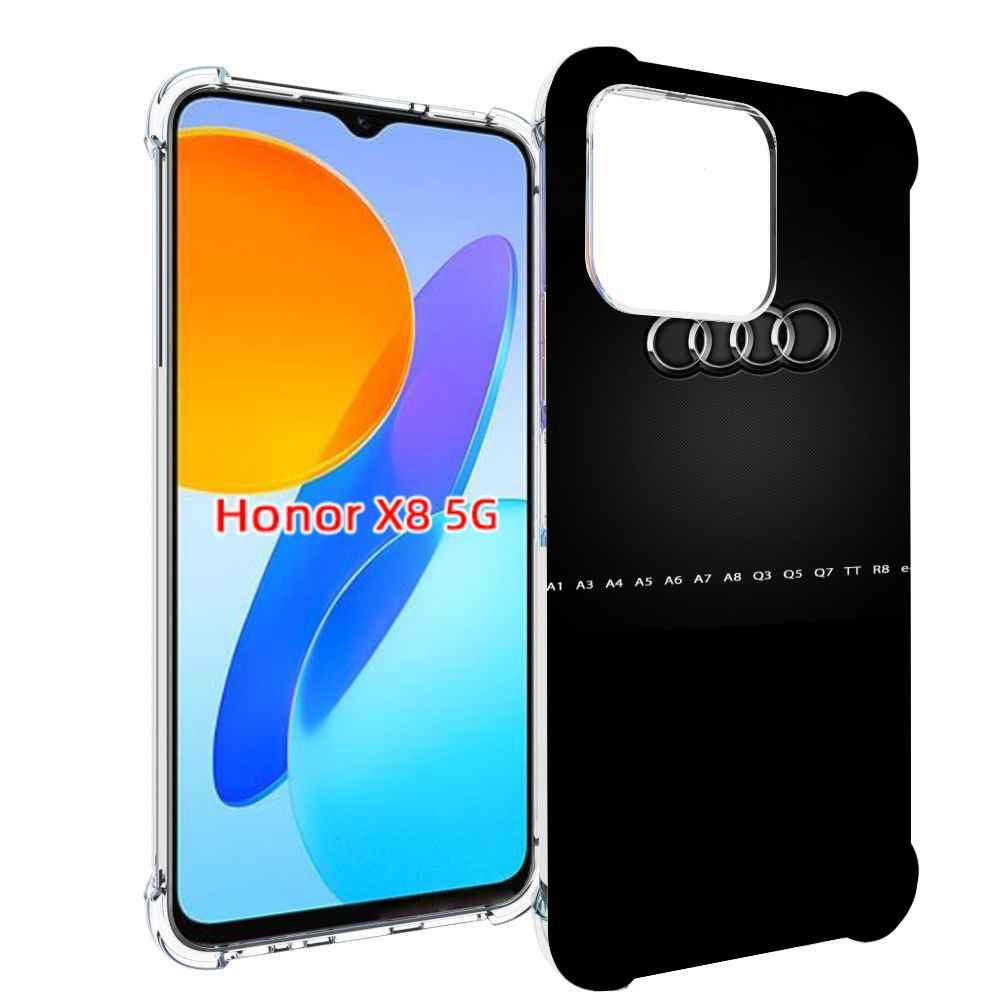 

Чехол MyPads audi ауди 1 мужской для Honor X8 5G, Прозрачный, Tocco