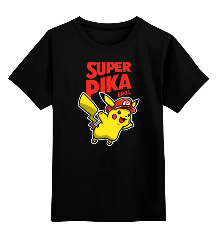 

Футболка детская Printio Superpika цв. черный р. 152, Superpika