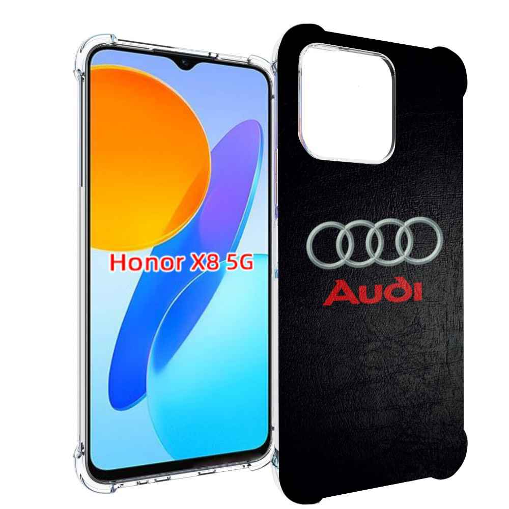 

Чехол MyPads audi ауди 6 мужской для Honor X8 5G, Прозрачный, Tocco