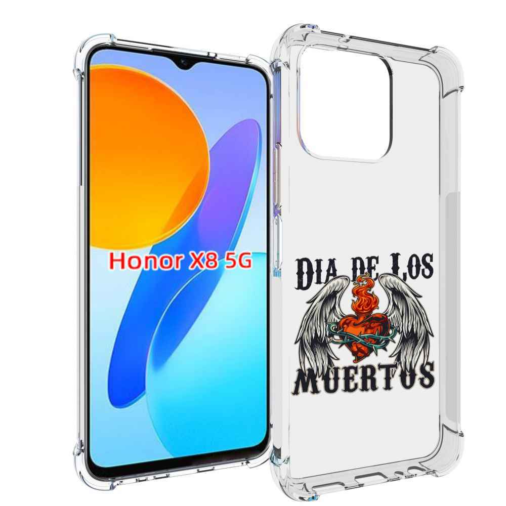 

Чехол MyPads burning-heart для Honor X8 5G, Прозрачный, Tocco