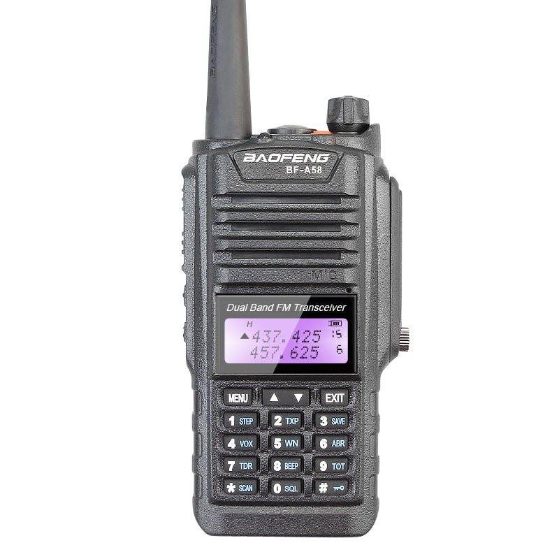 

Портативная рация Baofeng BF-A58, черная (радиус до 10 км), BF-А58