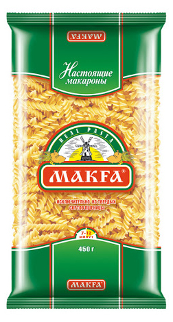 

Макаронные изделия Makfa Спирали 450 г