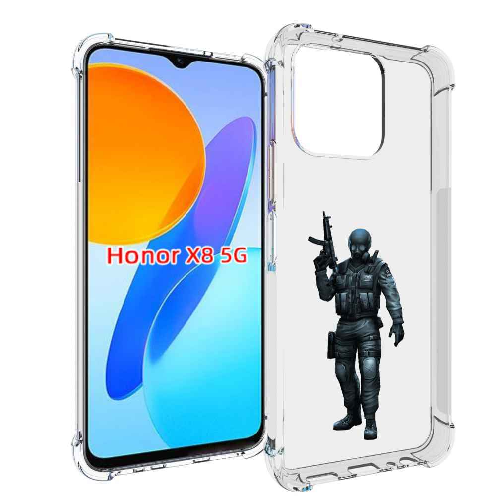 

Чехол MyPads crossfire для Honor X8 5G, Прозрачный, Tocco