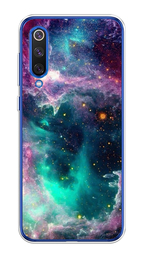 

Чехол на Xiaomi Mi9 SE "Звездные облака", Розовый;бежевый, 35250-2