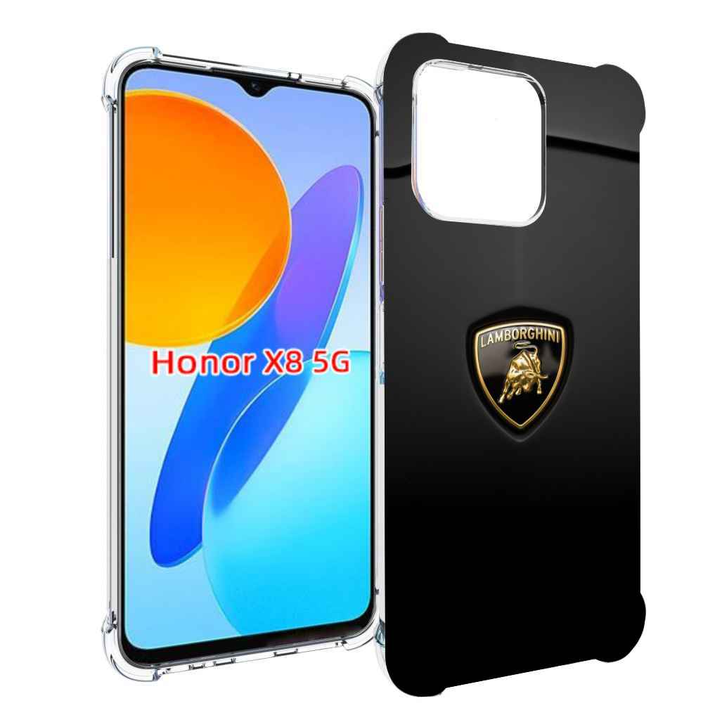 

Чехол MyPads lamborghini ламба 3 для Honor X8 5G, Прозрачный, Tocco