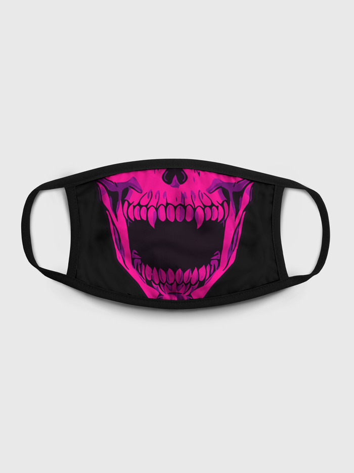 

Многоразовая маска унисекс Burnettie Killer Queen Розовый Череп, Разноцветный, Killer Queen Розовый Череп