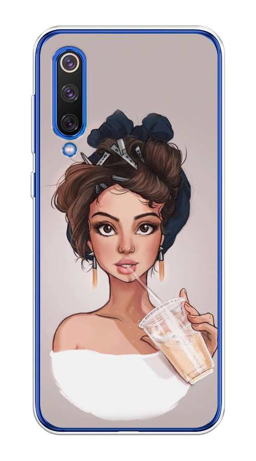 

Чехол на Xiaomi Mi9 SE "Девушка с фраппе", Серый, 35250-6