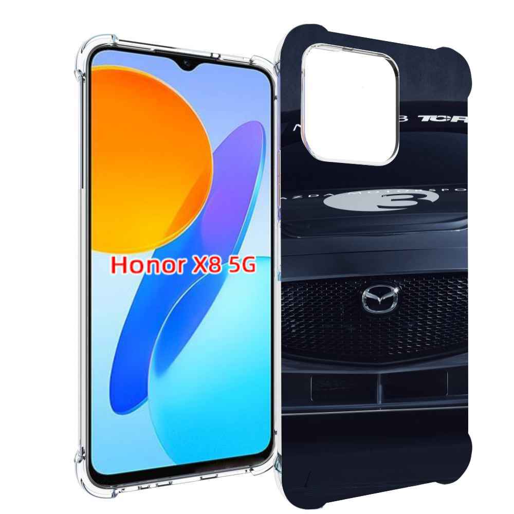 

Чехол MyPads mazda мазда 3 для Honor X8 5G, Прозрачный, Tocco