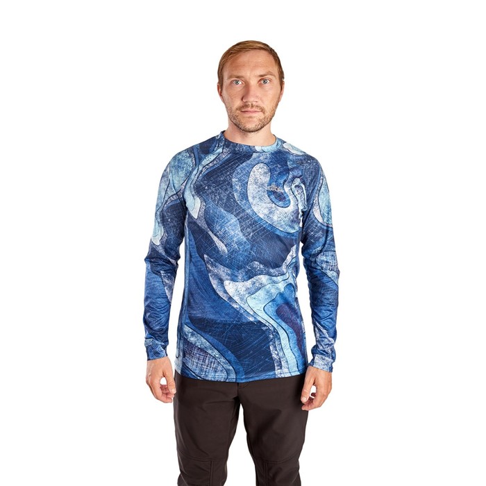 

Лонгслив мужской NoBrand синий XL