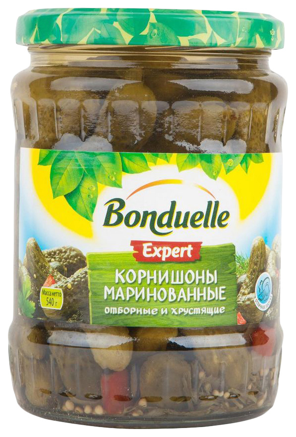 

Огурцы Bonduelle корнишоны маринованные 580 мл