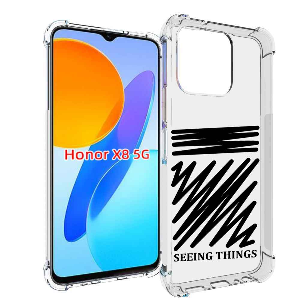 

Чехол MyPads seeing-things для Honor X8 5G, Прозрачный, Tocco