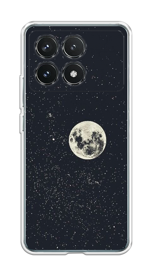 

Чехол на Xiaomi Redmi K70 Pro 5G "Полнолуние", Бордовый, 320750-1