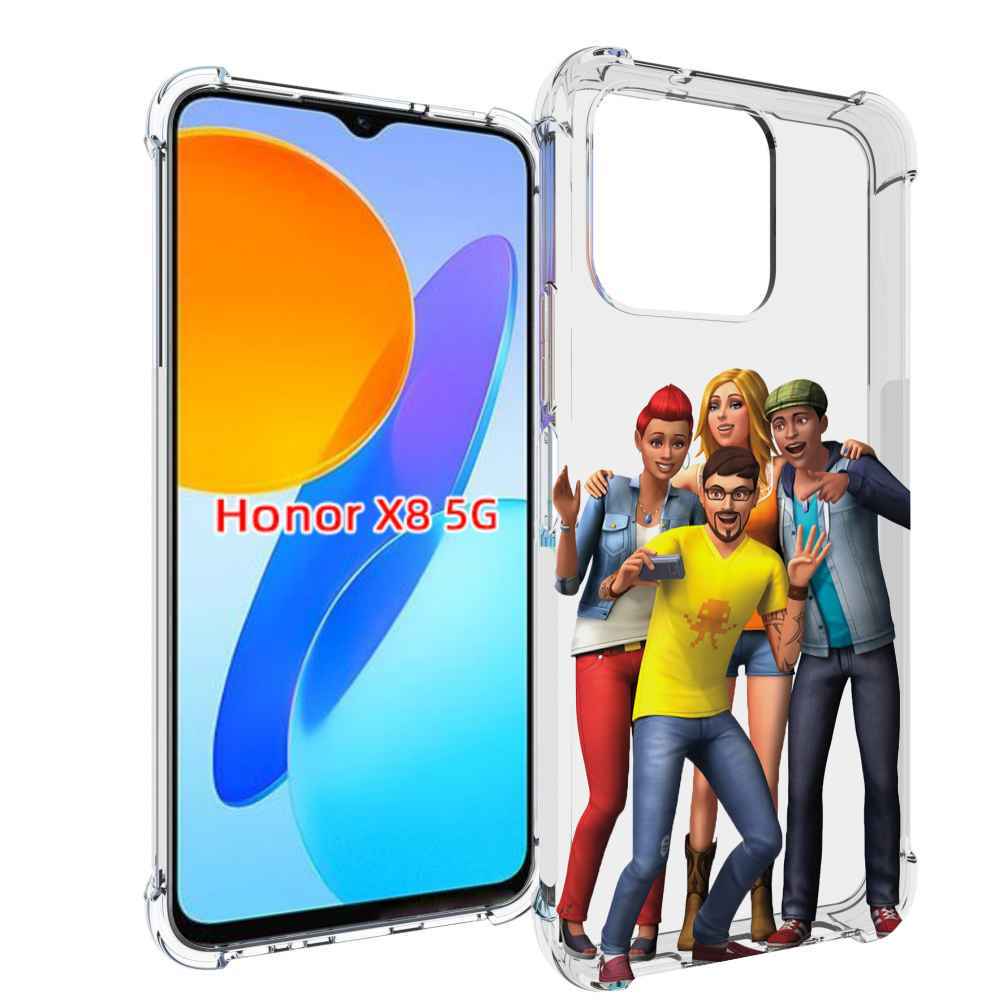

Чехол MyPads sims для Honor X8 5G, Прозрачный, Tocco