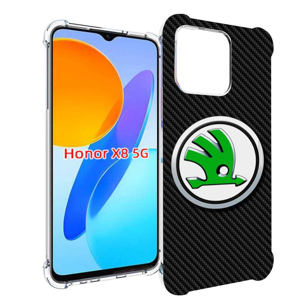 

Чехол MyPads skoda шкода 2 для Honor X8 5G, Прозрачный, Tocco