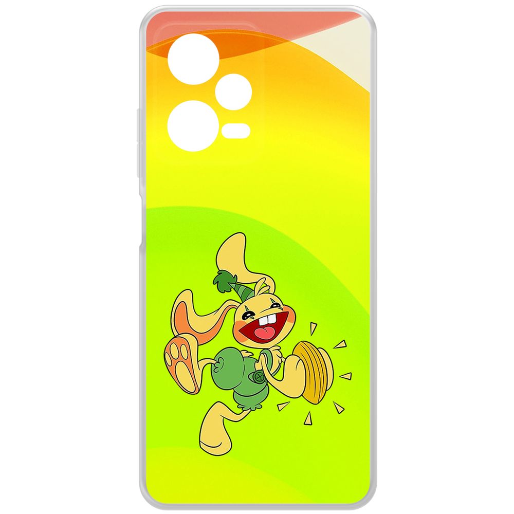 Чехол-накладка Clear Case Хаги Ваги - Крольчонок Бонзо для Xiaomi Redmi Note 12 Pro 5G