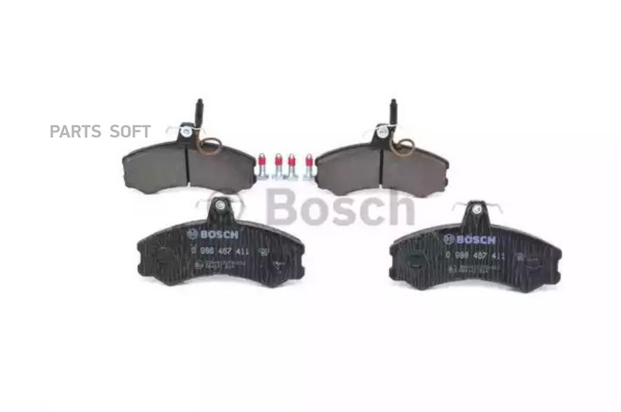 

Колодки дисковые п. Fiat Ducato, Peugeot J5 1.8-2.5TD 81-94 0 986 467 411