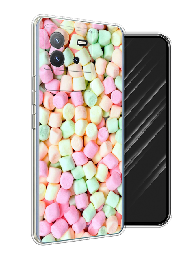 

Чехол Awog на Vivo T2 4G "Marshmallows", Зеленый;желтый;розовый, 269550-1