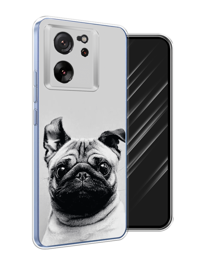 

Чехол Awog на Xiaomi 13T Pro "Ушастый мопс", Серый, 319950-1