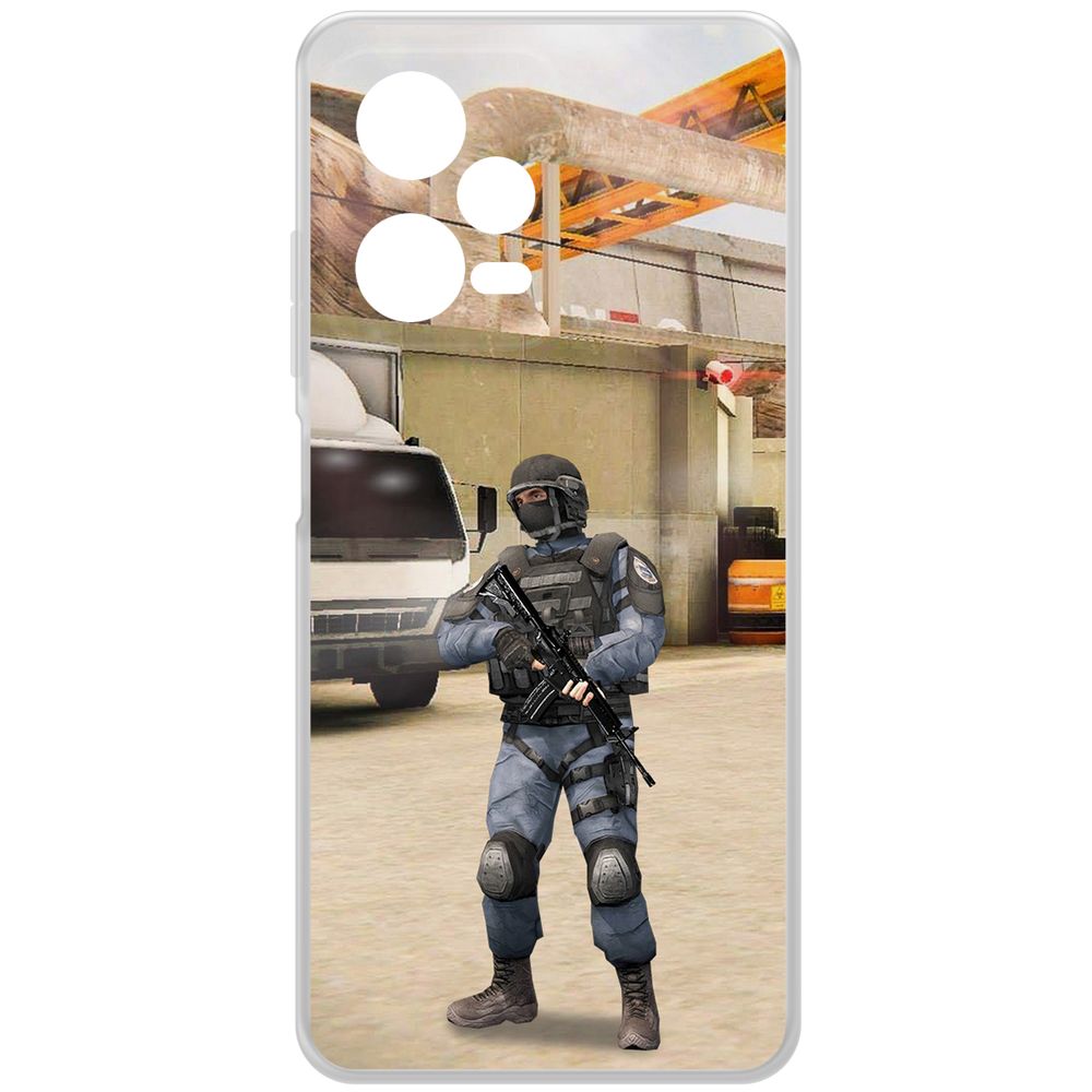 

Чехол-накладка Clear Case Cтандофф 2 (Standoff 2) - GIGN для Xiaomi Redmi Note 12 Pro 5G, Прозрачный