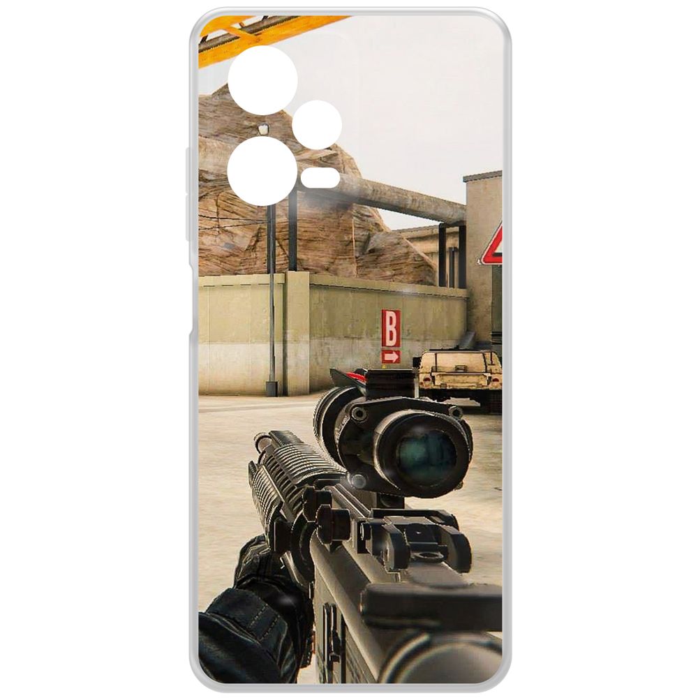 

Чехол-накладка Clear Case Cтандофф 2 (Standoff 2) - Оптика для Xiaomi Redmi Note 12 Pro 5G, Прозрачный