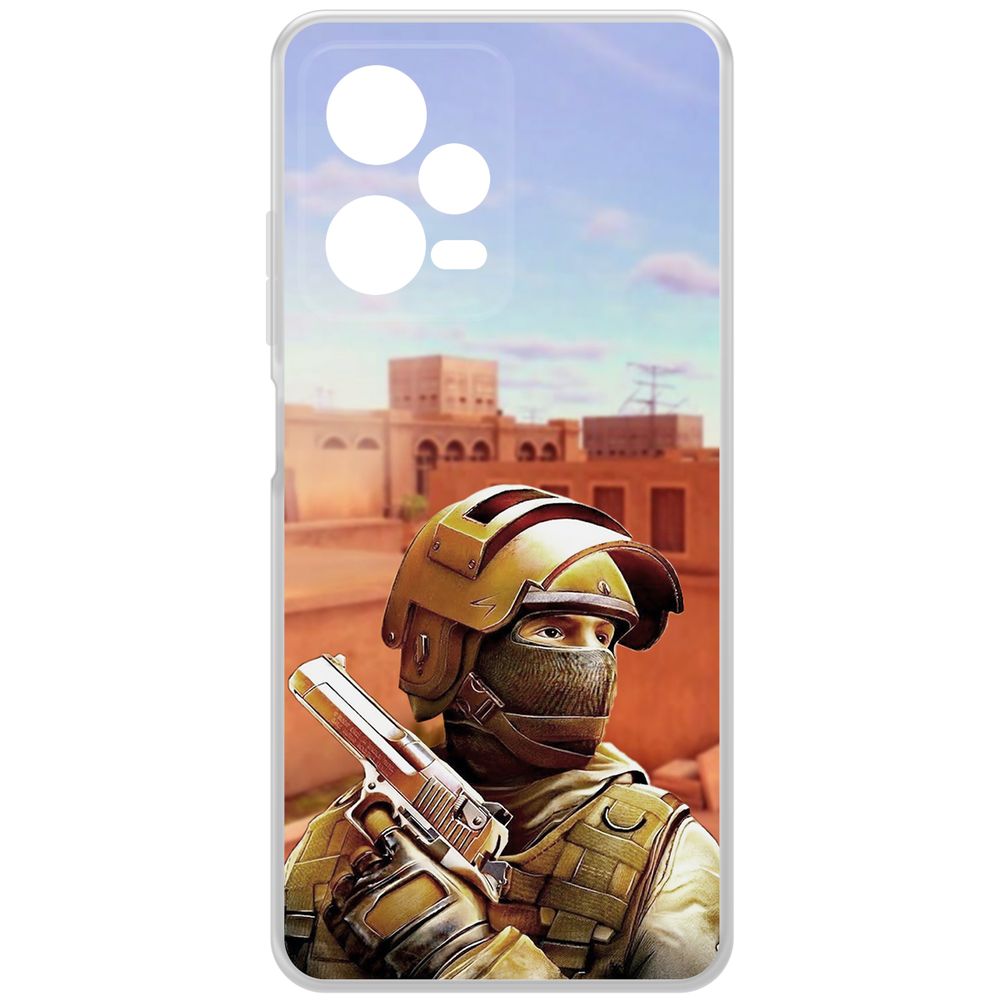 

Чехол-накладка Clear Case Cтандофф 2 (Standoff 2) - Спец для Xiaomi Redmi Note 12 Pro 5G, Прозрачный