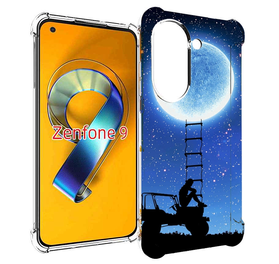 

Чехол MyPads Машина-на-лун для Asus Zenfone 9 (AI2202), Прозрачный, Tocco