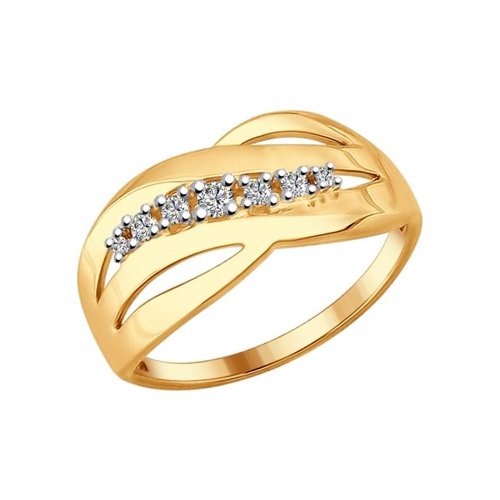 

Кольцо из серебра р. 18 SOKOLOV 93010603, фианит, 93010603