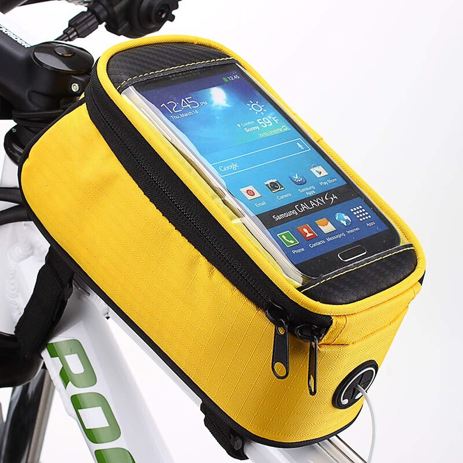 Велосипедная сумка на раму Roswheel 12496L желтый