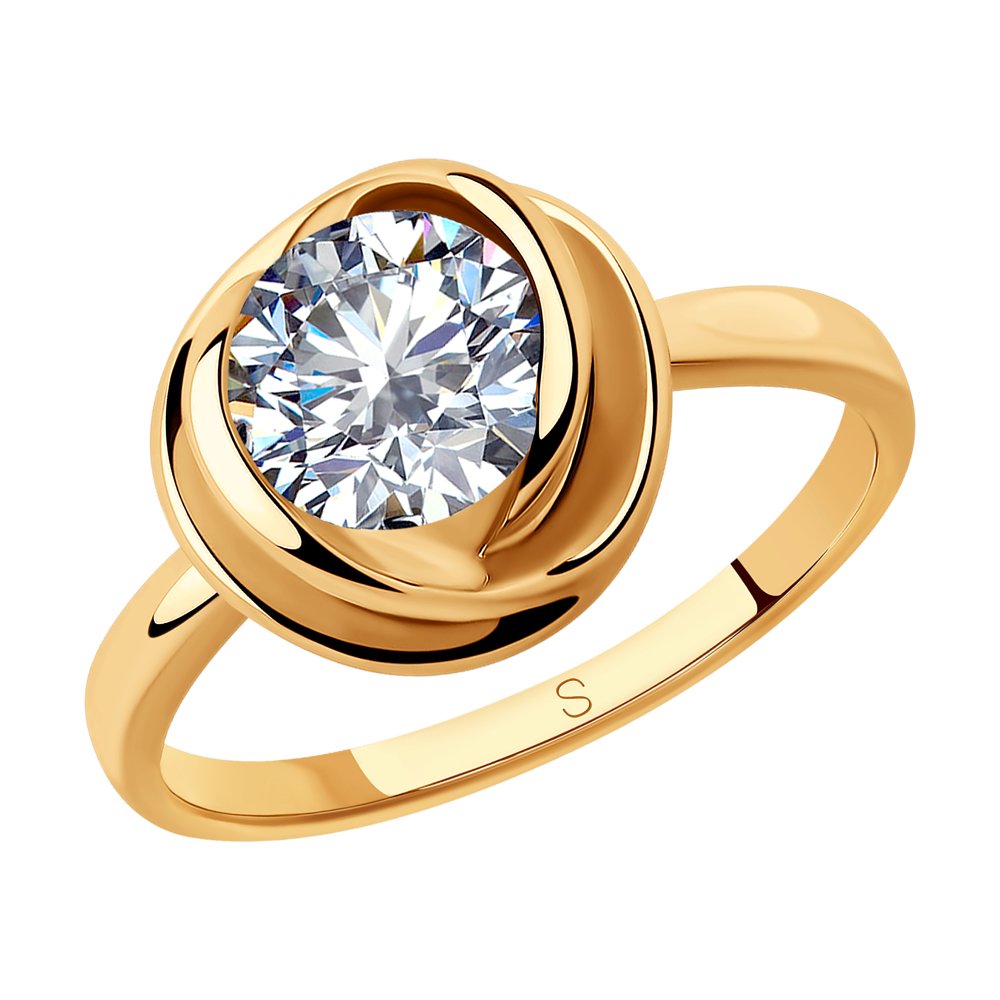 

Кольцо из серебра с фианитом р 17 SOKOLOV 93010793, 93010793