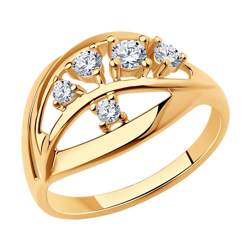 

Кольцо из серебра с фианитом р 19 Diamant 93-110-00536-1, 93-110-00536-1