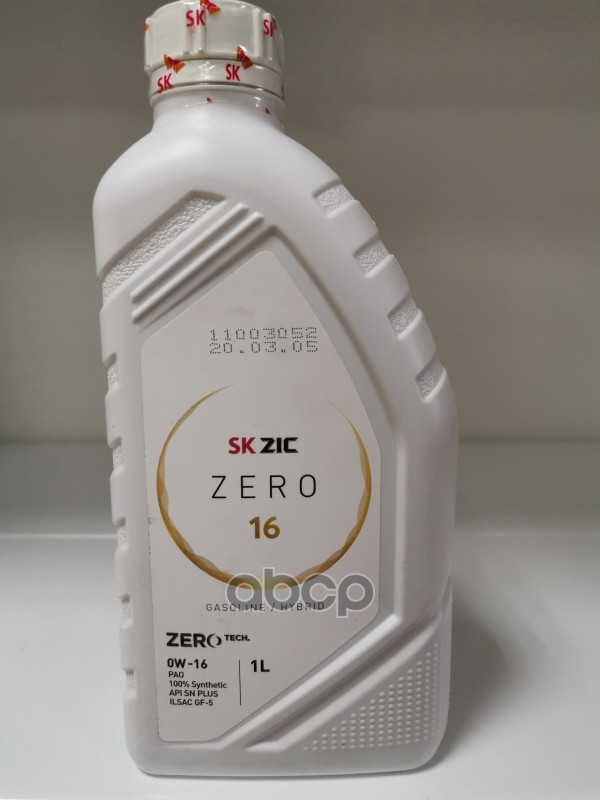 

Zic Zic Zero 16 0w16 (1l)_Моторное масло Синт Api Sn +, Ilsac Gf-5