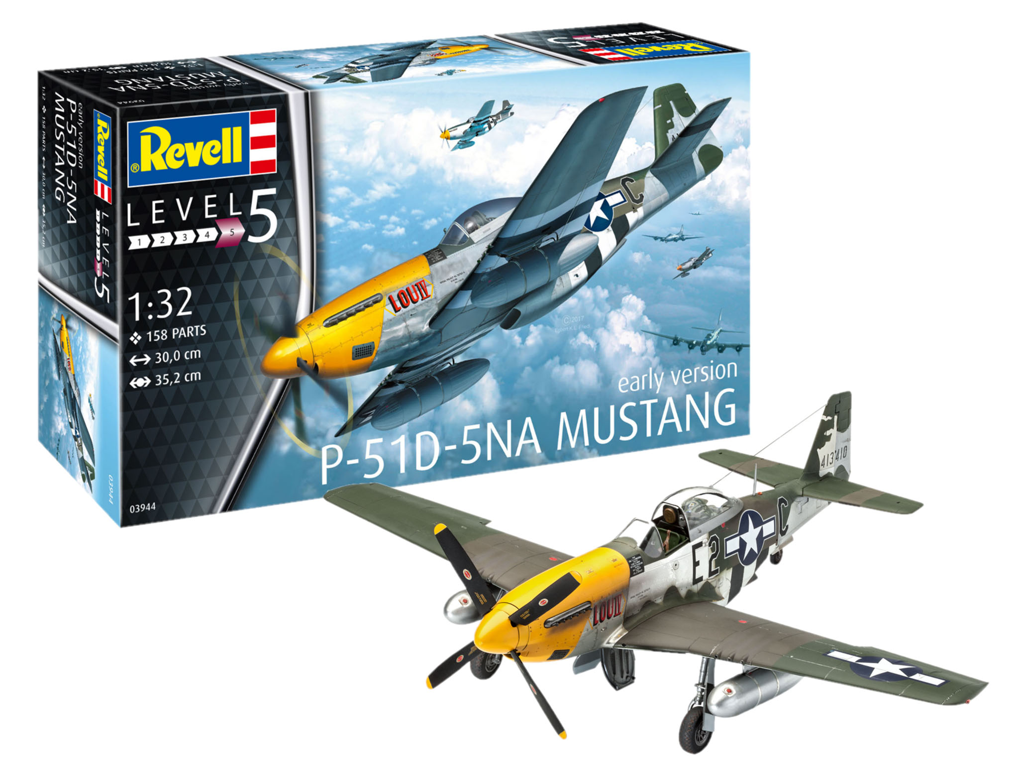 

Сборная модель Revell 1/32 Истребитель P-51D-5NA Mustang 03944